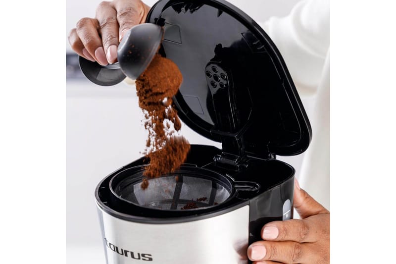 Kaffebryggare Taurus Verona 6 Koppar Inox - Svart||Silver - Hushåll - Köksmaskiner - Kaffemaskin & kaffetillbehör