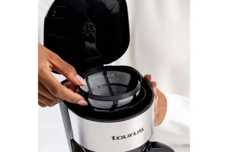 Kaffebryggare Taurus Verona 6 Koppar Inox - Svart||Silver - Hushåll - Köksmaskiner - Kaffemaskin & kaffetillbehör - Kaffebryggare