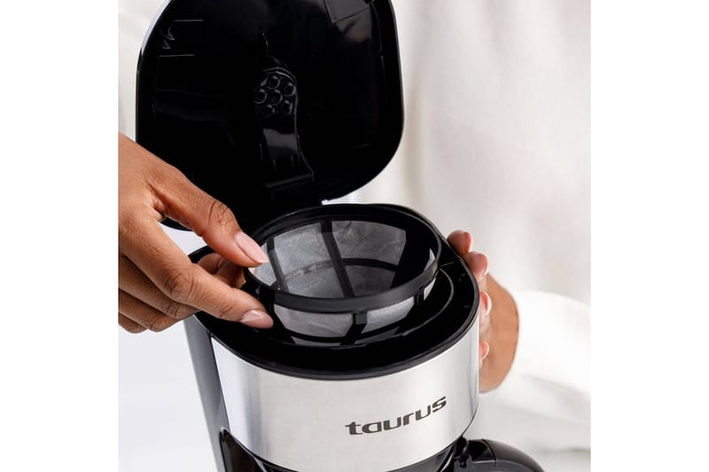 Kaffebryggare Taurus Verona 6 Koppar Inox - Svart||Silver - Hushåll - Köksmaskiner - Kaffemaskin & kaffetillbehör - Kaffebryggare