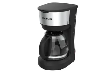 Kaffebryggare Taurus Verona 6 Koppar Inox - Svart||Silver - Hushåll - Köksmaskiner - Kaffemaskin & kaffetillbehör - Kaffebryggare