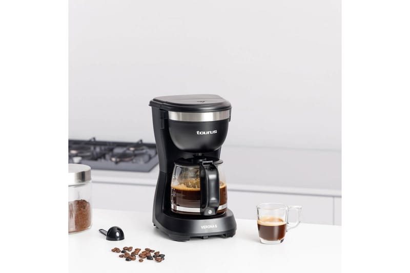 Kaffebryggare Taurus Verona Svart 6 koppar - 6 koppar - Hushåll - Köksmaskiner - Kaffemaskin & kaffetillbehör