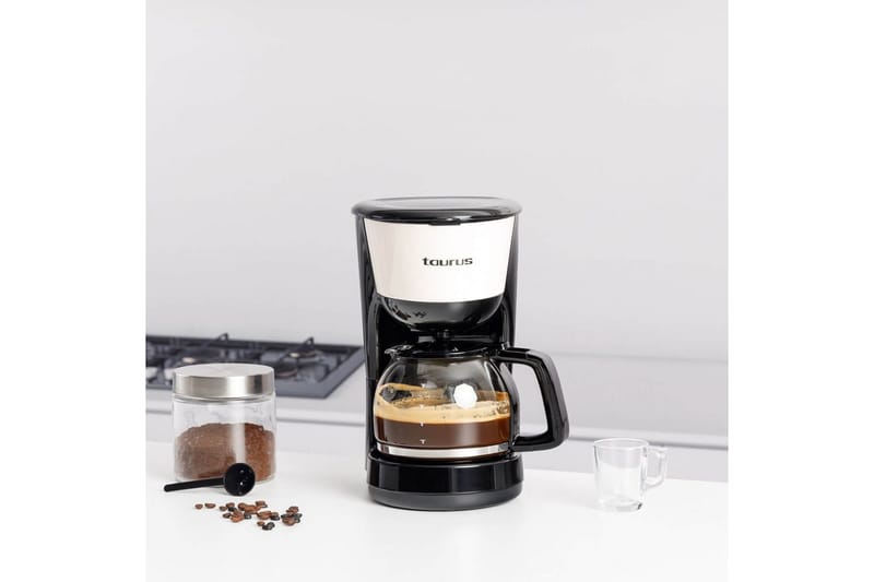 Kaffebryggare Taurus Verona Vintage 12 Koppar Cream - Cream - Hushåll - Köksmaskiner - Kaffemaskin & kaffetillbehör