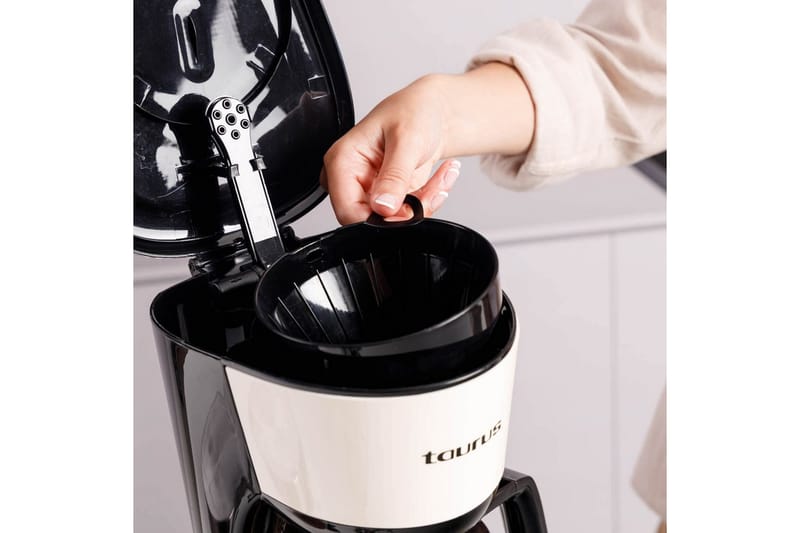 Kaffebryggare Taurus Verona Vintage 12 Koppar Cream - Cream - Hushåll - Köksmaskiner - Kaffemaskin & kaffetillbehör