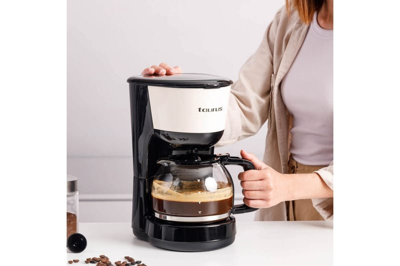 Kaffebryggare Taurus Verona Vintage 12 Koppar Cream - Cream - Hushåll - Köksmaskiner - Kaffemaskin & kaffetillbehör