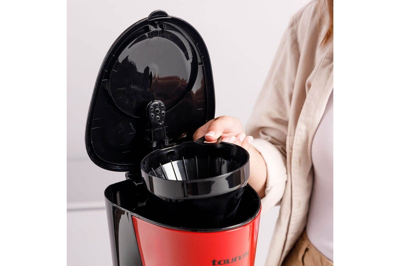 Kaffebryggare Taurus Verona Vintage 12 Koppar Röd - Röd - Hushåll - Köksmaskiner - Kaffemaskin & kaffetillbehör