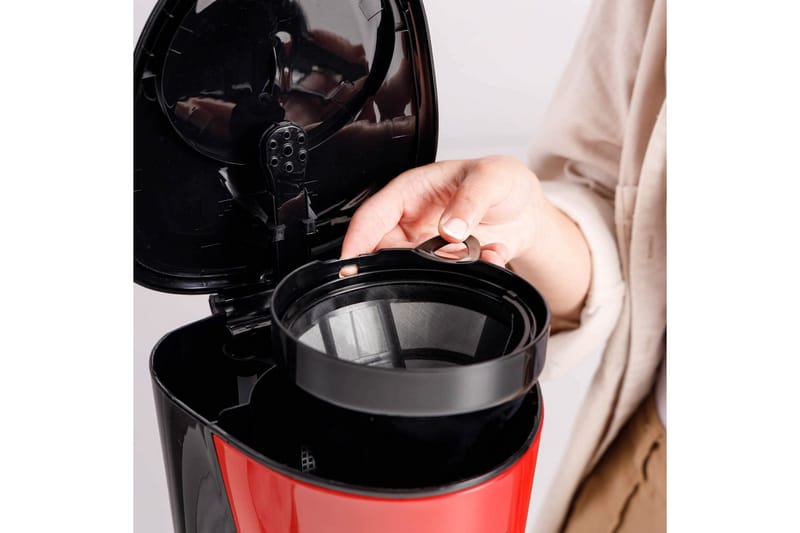 Kaffebryggare Taurus Verona Vintage 12 Koppar - Red - Hushåll - Köksmaskiner - Kaffemaskin & kaffetillbehör