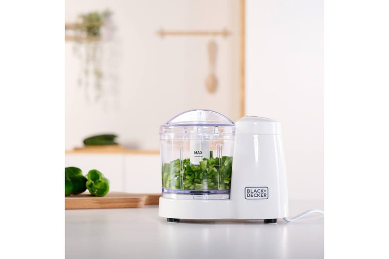 Minihackare Black+Decker 120W - Vit - Hushåll - Köksmaskiner - Skära & mala