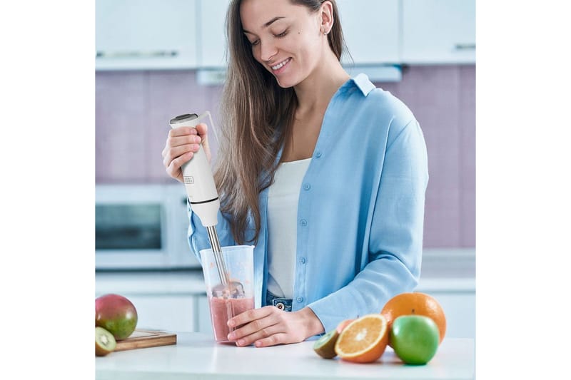 Stavmixerset Black+Decker 750W Vit - Vit - Hushåll - Köksmaskiner - Blanda & hacka