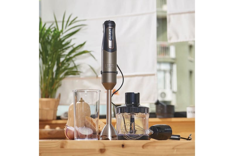 Stavmixerset Black+Decker Brushed 1200W - Kolgrå||Svart - Hushåll - Köksmaskiner - Blanda & hacka