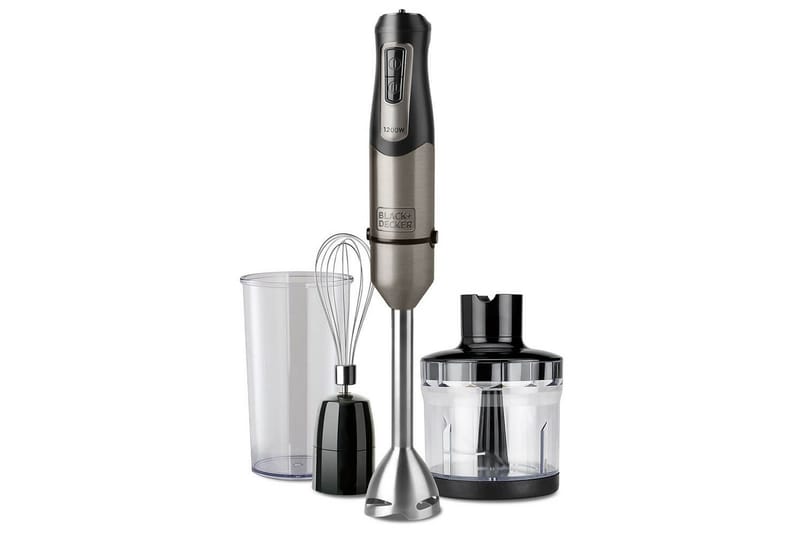 Stavmixerset Black+Decker Brushed 1200W - Hushåll - Köksmaskiner - Blanda & hacka