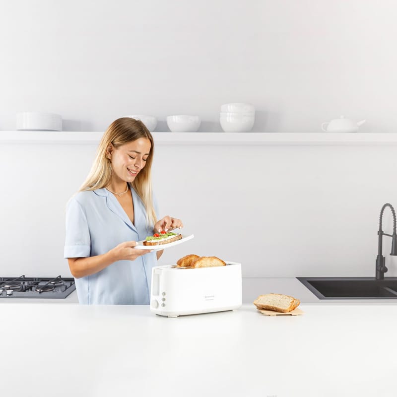 Brödrost Taurus Toastissimo Långt Spår - vit - Hushåll - Köksmaskiner - Värma & koka