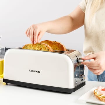Brödrost Taurus Vintage Cream Långt Fack - cream - Hushåll - Köksmaskiner - Värma & koka
