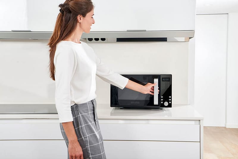 Mikrovågsugn Black+Decker Digital 900W 23L Svart - Svart - Hushåll - Köksmaskiner - Värma & koka