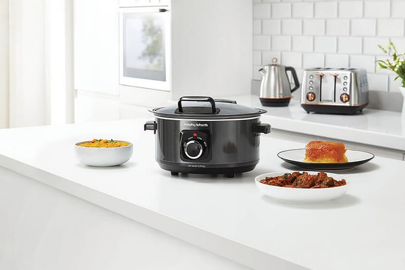 MORPHY RICHARDS Slowcooker Sear And Stew 3,5L Fällbart Lock - Slow cooker