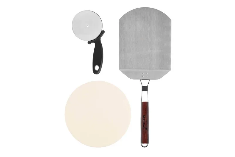 Pizzabakset Mustang 3 Delar, Silver