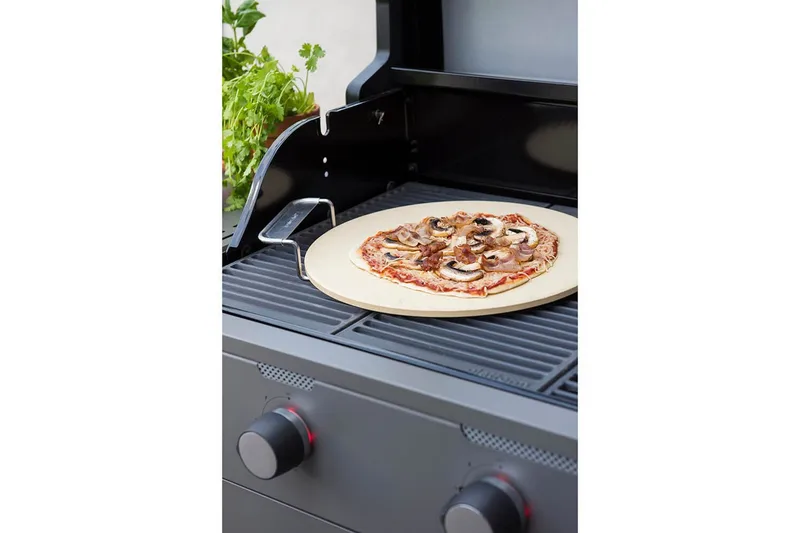 Pizzasten Mustang Sapphire 35cm - Beige - Hushåll - Matlagning & Bakning - Bakredskap - Bak & pizzastenar