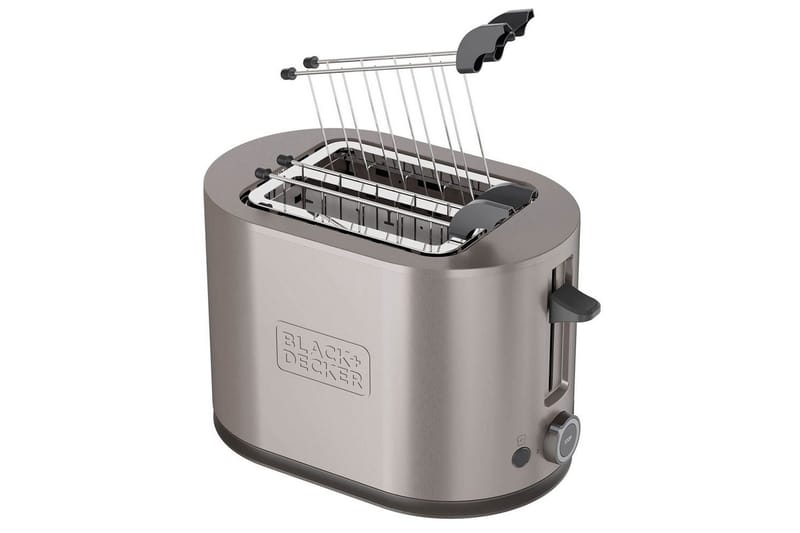 Brödrost Black+Decker 2 Fack Rostfritt 900W Stål - Hushåll - Matlagning & Bakning - Köksredskap & kökstillbehör