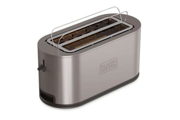 Brödrost Black+Decker 2 Fack Rostfritt Stål - Silver - Hushåll - Matlagning & Bakning - Köksredskap & kökstillbehör