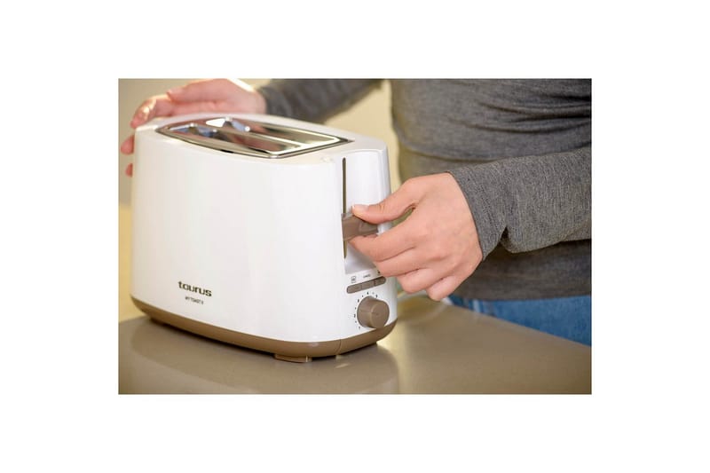 Brödrost Taurus Mytoast II 2 Fack Vit - Silver - Hushåll - Matlagning & Bakning - Köksredskap & kökstillbehör