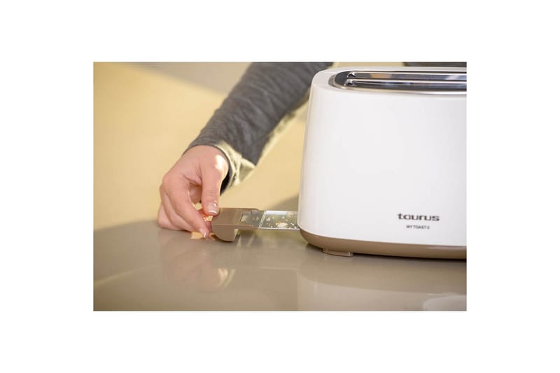 Brödrost Taurus Mytoast II 2 Fack Vit - Silver - Hushåll - Matlagning & Bakning - Köksredskap & kökstillbehör