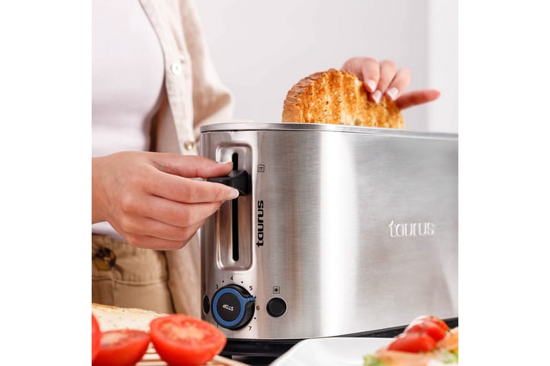 Brödrost Taurus Mytoast Legend 1 Fack Rostfritt Stål - Silver - Hushåll - Matlagning & Bakning - Köksredskap & kökstillbehör