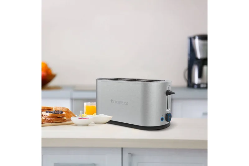 Brödrost Taurus Mytoast Legend 2 Fack Rostfritt Stål - Silver||Krom - Hushåll - Matlagning & Bakning - Köksredskap & kökstillbehör