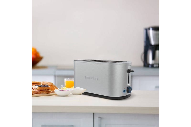 Brödrost Taurus Mytoast Legend 2 Fack Rostfritt Stål - Silver||Krom - Hushåll - Matlagning & Bakning - Köksredskap & kökstillbehör