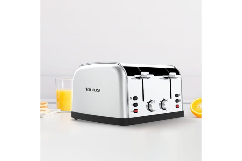 Brödrost Taurus Vintage Four - Silver - Hushåll - Matlagning & Bakning - Köksredskap & kökstillbehör