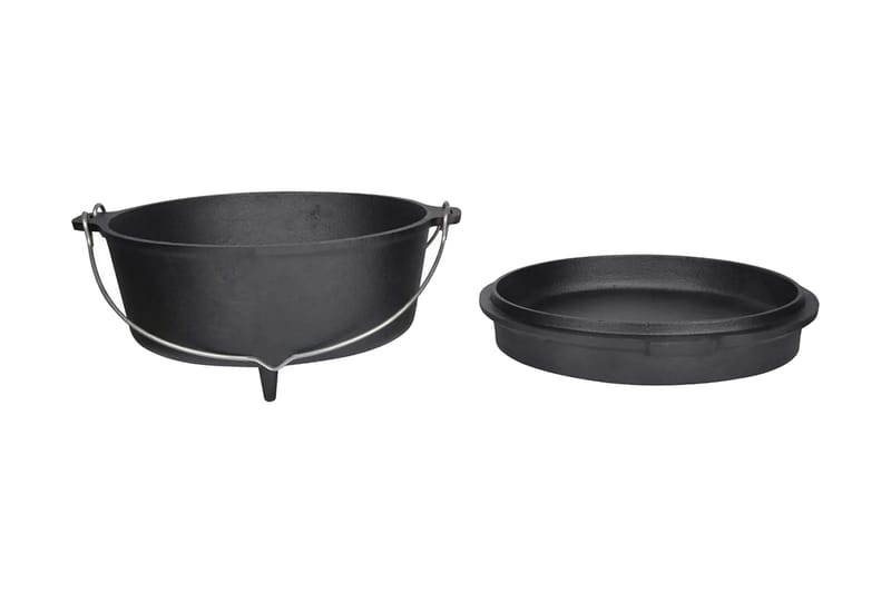 Esschert Design Holländsk ugn 6,5 L svart FF235 - Svart - Grytor - Grytor & kastruller