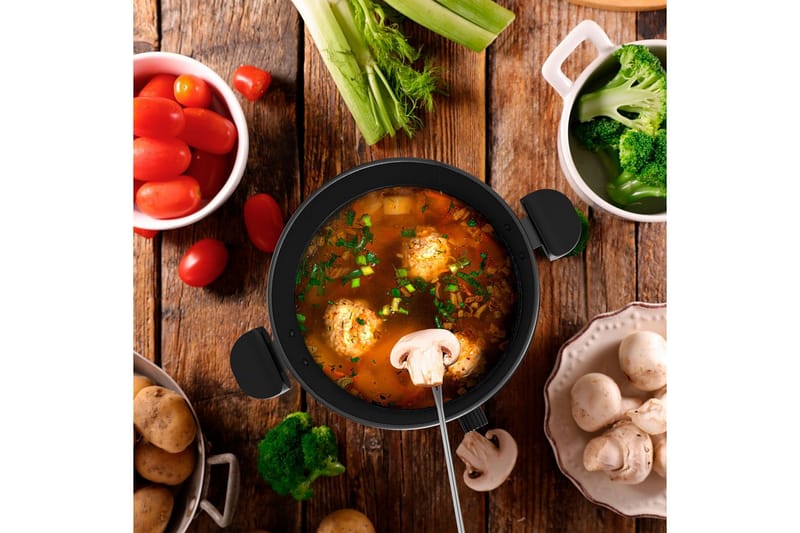 Fonduegryta Black+Decker 2L - Silver - Hushåll - Matlagning & Bakning - Grytor & kastruller - Fonduegrytor