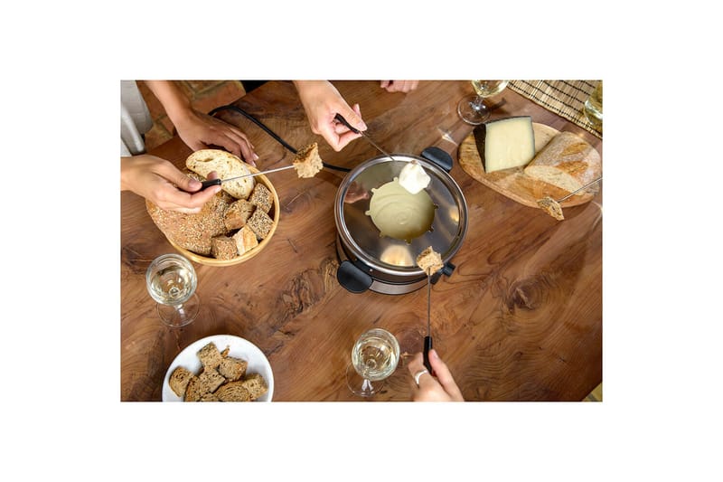 Fonduegryta Taurus 1000W - Svart||Silver - Hushåll - Matlagning & Bakning - Grytor & kastruller - Fonduegrytor