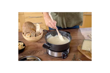 Fonduegryta Taurus 1000W - Svart||Silver - Hushåll - Matlagning & Bakning - Grytor & kastruller