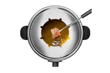 Fonduegryta Taurus 1000W - Svart||Silver - Hushåll - Matlagning & Bakning - Grytor & kastruller