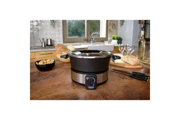 Fonduegryta Taurus 1000W - Svart||Silver - Hushåll - Matlagning & Bakning - Grytor & kastruller