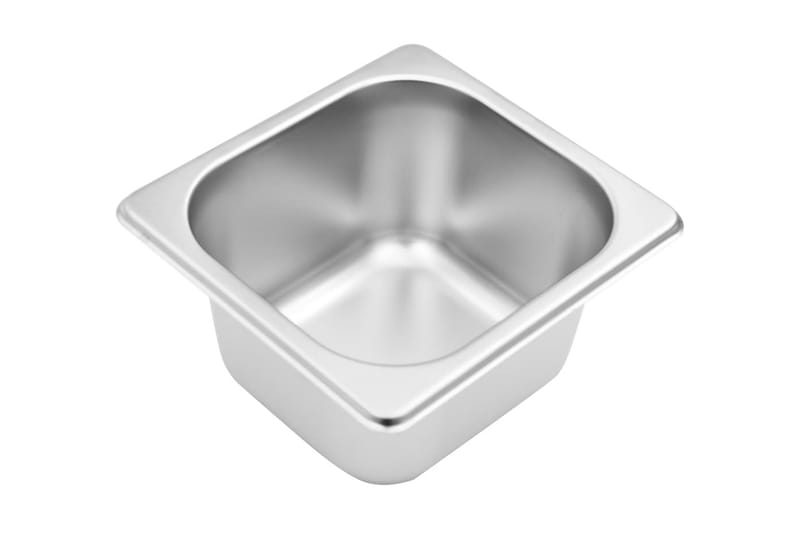 Gastronormbehållare med 3 GN 1/6 kastrull rostfritt stål - Silver - Grytor & kastruller - Kastruller