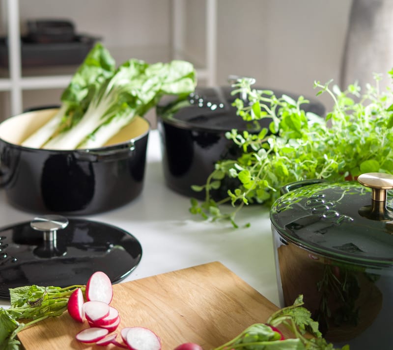 Gjutjärnsgryta Sabor 4,4 L - Svart - Hushåll - Matlagning & Bakning - Grytor & kastruller