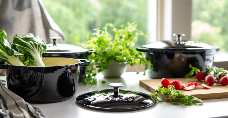 Gjutjärnsgryta Sabor 4,4 L - Svart - Hushåll - Matlagning & Bakning - Grytor & kastruller