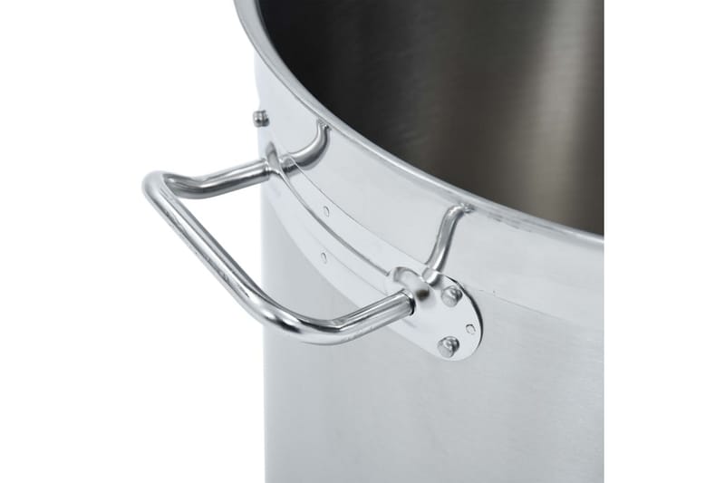 Gryta 25 L 32x32 cm rostfritt stål - Silver - Hushåll - Matlagning & Bakning - Grytor & kastruller - Grytor