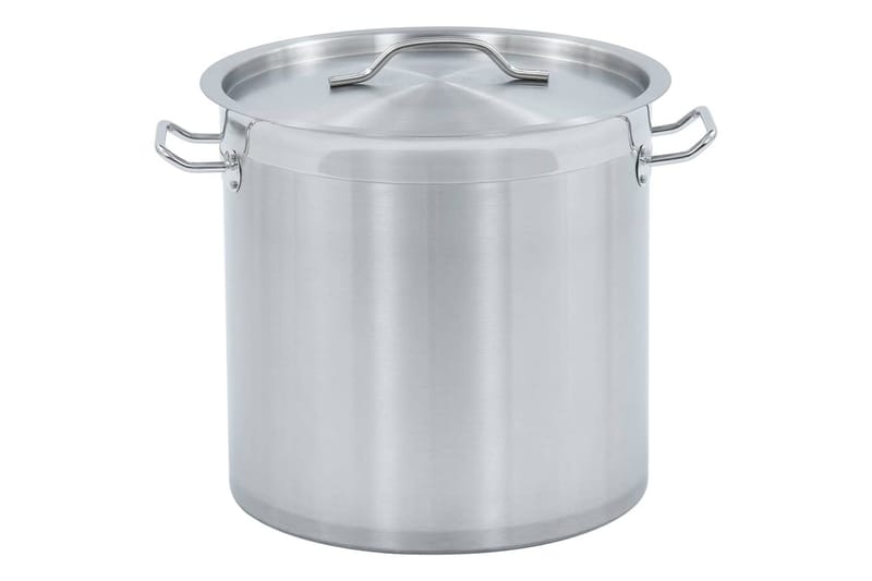 Gryta 25 L 32x32 cm rostfritt stål - Silver - Hushåll - Matlagning & Bakning - Grytor & kastruller - Grytor