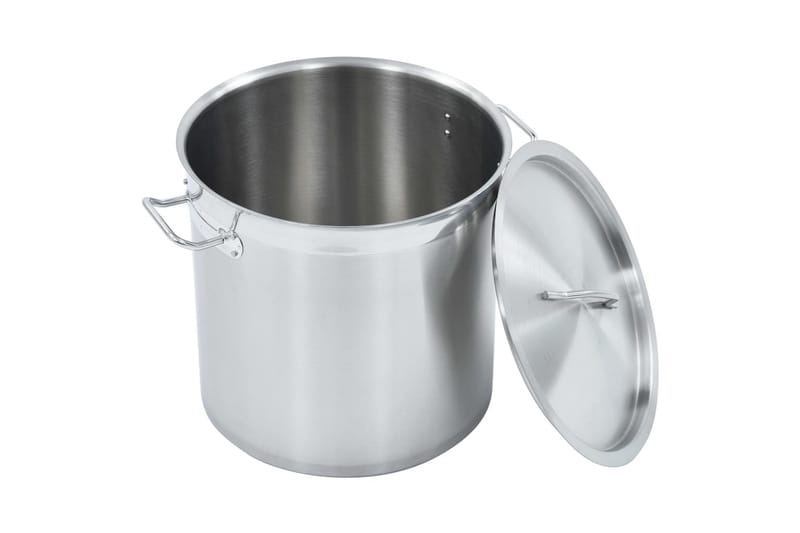 Gryta 25 L 32x32 cm rostfritt stål - Silver - Hushåll - Matlagning & Bakning - Grytor & kastruller - Grytor