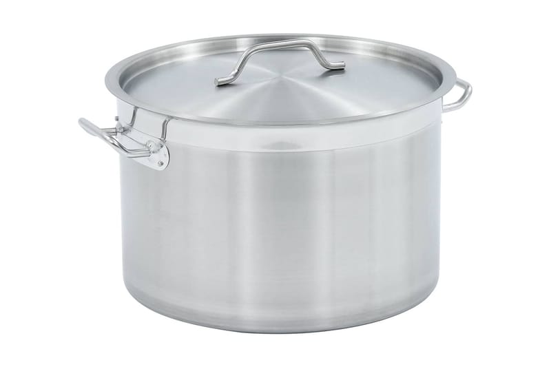 Gryta 32 L 40x26 cm rostfritt stål - Silver - Hushåll - Matlagning & Bakning - Grytor & kastruller - Grytor