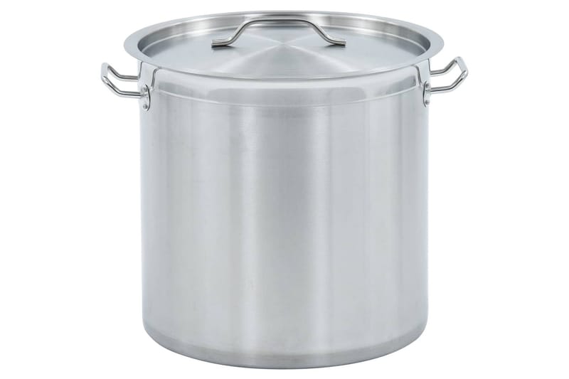 Gryta 33 L 35x35 cm rostfritt stål - Silver - Hushåll - Matlagning & Bakning - Grytor & kastruller - Grytor