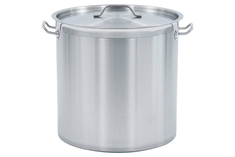 Gryta 71 L 45x45 cm rostfritt stål - Silver - Hushåll - Matlagning & Bakning - Grytor & kastruller - Grytor