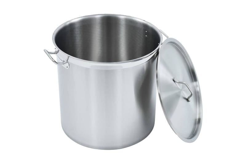 Gryta 71 L 45x45 cm rostfritt stål - Silver - Hushåll - Matlagning & Bakning - Grytor & kastruller - Grytor