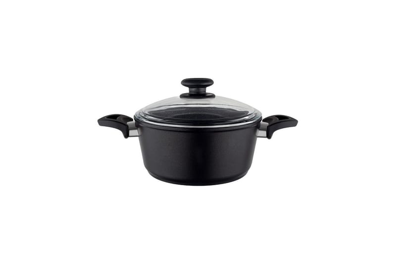Grytset (7 delar) Ashmoor Svart - Svart - Hushåll - Matlagning & Bakning - Grytor & kastruller