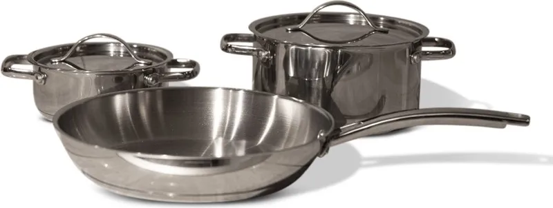 Grytset Rix Tool 3-delar i 18/8 - rostfritt stål - Hushåll - Matlagning & Bakning - Grytor & kastruller