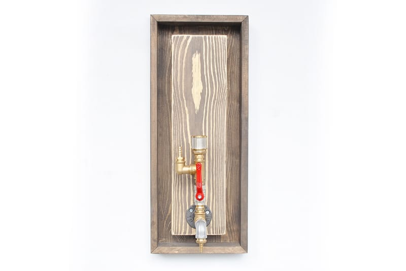 Öltapp 25x60 cm - Valnöt/Guld - Köksredskap & kökstillbehör - Bygga utekök - Öltapp & dispenser