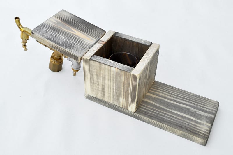 Öltapp 30x32 cm - Valnöt/Guld - Hushåll - Matlagning & Bakning - Köksredskap & kökstillbehör