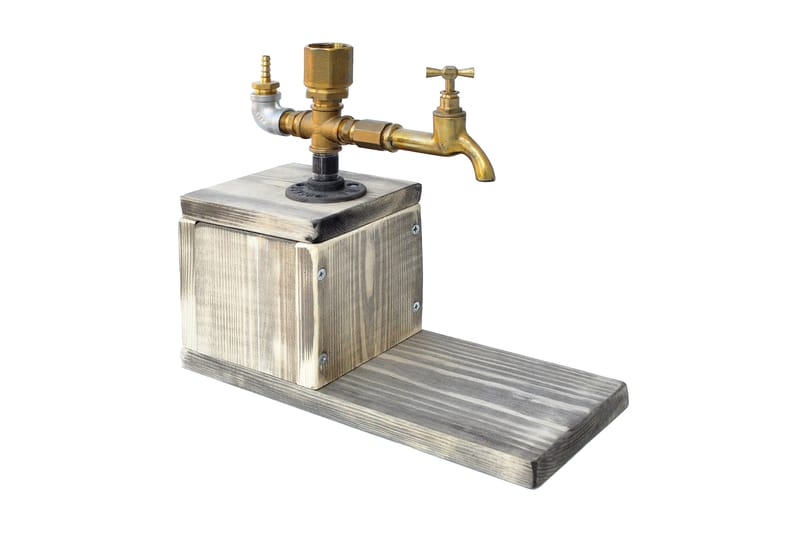 Öltapp 30x32 cm - Valnöt/Guld - Köksredskap & kökstillbehör - Bygga utekök - Öltapp & dispenser