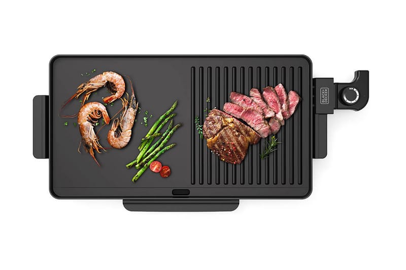Bordsgrill Black+Decker Platt 2200W Svart - Svart - Hushåll - Matlagning & Bakning - Köksredskap & kökstillbehör